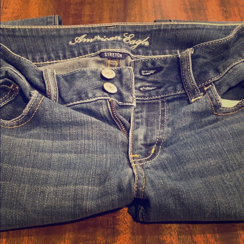 American Eagle stretch boot cut jeans!